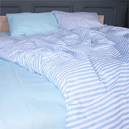 Простынь MirSon Cloudline бязь голубой 220 x 240 см (2200013050766)