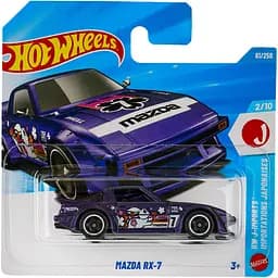 Базовая машинка Hot Wheels HW J-Imports Mazda RX-7 темно-фиолетовая (5785) JJJ29-N521