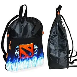 Рюкзак-мішок для взуття, спортивної форми Дота 2 «Dota 2» дитяча сумка для змінки з розширювачем (01242)