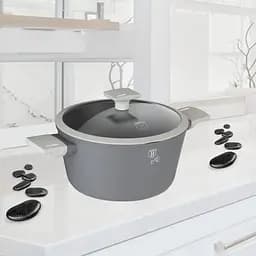 Каструля з кришкою Berlinger Haus Aspen Collection, 4,1 л, сіра (BH 7067) - мініатюра 3