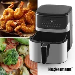 Аэрогриль Аэрофритюрница Heckermann ZHAF-650AD 6,5 л 2000W - мініатюра 4