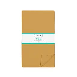 Комплект постільної білизни Cosas Curcuma Полуторний гірчичний (Ranfors_Mustard_El-White_160) - мініатюра 6