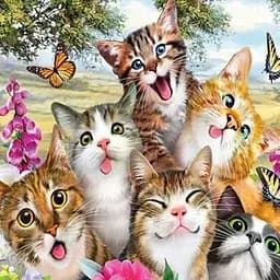 Алмазна мозаїка на підрамнику Веселийй хор 30*30 см