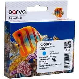 Картридж Barva Epson T0922/T1082 (C13T10824A10) 500ст cyan (IC-0922)