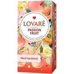 Уцінка. Чай чорний Lovare Passion fruit 48 г (24 шт. х 2 г)