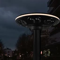 LED світильник автономний парковий IP54 VIDEX 1400Lm Сенсорний - мініатюра 9