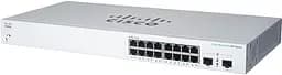 Комутатор мережевий Cisco CBS220-16P-2G-EU