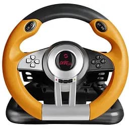 Руль игровой SpeedLink OZ Drift Racing Wheel SL6695BKOR01 Black/Orange вибрационный с педалями