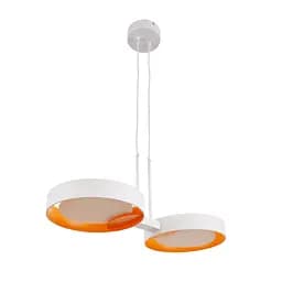 Світильник стельовий Brille підвісний BR-01 666S/2 LED 10W NW WH/G