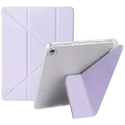 Обкладинка BeCover Ultra Slim Origami Transparent з кріпленням Apple Pencil для Apple iPad Air 4/5 2020/2022 10.9" Purple (711105)