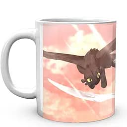 Кружка GeekLand Как укротить дракона HTD 06 330 мл белая