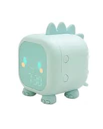 Нічник, настільна лампа із будильником Goldlux 331786 Filip LED 1x1.5W RGB IP20 зелена