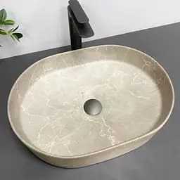 Умивальник VBI Verona 50 beige stone matt накладний VBI-011325