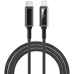 Дата кабель WIWU C080 Warriors Type-C to Lightning 27W 1 м Black - мініатюра 3