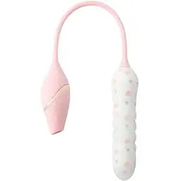 Вібратор із вакуумним стимулятором KisToy Cathy Plus