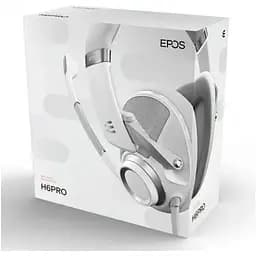 Бездротові навушники Sennheiser Epos H6Pro Open ігрові білі (1000971) - мініатюра 6