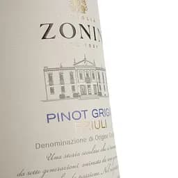 Вино Zonin Pinot Grigio Delle Venezie 20 Ventiterre, біле, сухе, 0,25 л - мініатюра 3