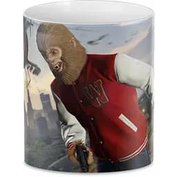 Кухоль GeekLand GTA ГТА погоня GT.02.25 330 мл білий