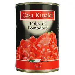Кусочки томатов Casa Rinaldi очищенные, в собственном соку 400 г