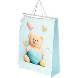 Пакет подарунковий QY050915 Блакитний