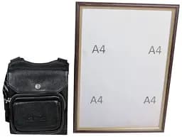 Чоловіча шкіряна сумка Giorgio Ferretti 18х14х2 см sum0020852 - мініатюра 7