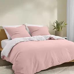 Комплект постільної білизни Cosas Sakura CS1 Двоспальний рожевий (Duo_40x40RfrRose_30RfrRoseLight_180) - мініатюра 2