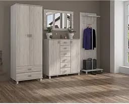 Шкаф для одежды Flamecame из МДФ II Ш-1461