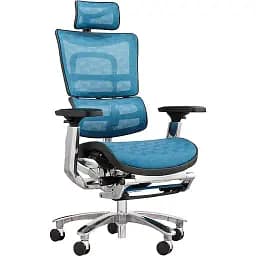 Офисное кресло GT Racer X-809L (W-55), синее (X-809L Blue (W-55))