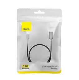 Кабель Baseus AirJoy Series USB2.0 Extension Cable 0.5m Cluster Black - мініатюра 2