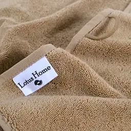 Рушник махровий Lotus Home - Grand soft twist cappuccino капучино 50x90 - мініатюра 3