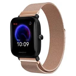 Універсальний ремінець Milanese Design Band для Xiaomi Amazfit Bip 20mm Rose Gold [49156]