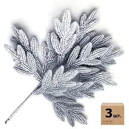 Гілка ялинки штучна Hvoya Classic засніжена 60 см 3 шт.