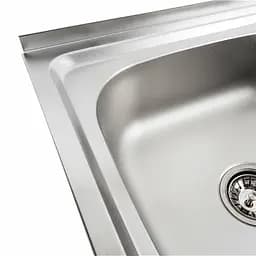 Кухонна мийка з нержавіючої сталі Platinum декор 8050 L (0,7/160 мм), Decor - мініатюра 4