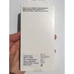 Оригінальний силіконовий чохол Silicone Cover для Samsung Galaxy S22 (S901) EF-PS901TGEGRU Forest Green - мініатюра 4