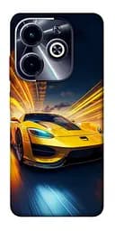 Чохол Demsky Yellow Porsche для Infinix Hot 40i