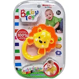 Детская погремушка Bambi 536-007 на планшете Львенок