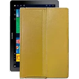 Чехол StatusCASE из экокожи для планшета Samsung Galaxy Book 2 (sm-w737v) Золотой