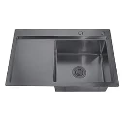 Кухонная мойка Zerix ZH7849R-215 Nano-Black MX1592, Графит