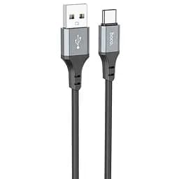 Дата кабель Hoco X86 Spear USB to Type-C (1m) Black