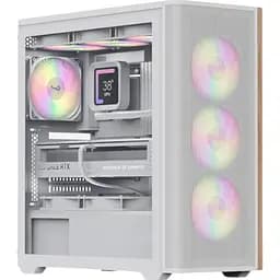 Корпус AeroCool D501A-G-WT-v2 White (ACCM-DS01043.21) [146670] - мініатюра 2