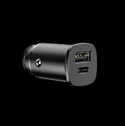 Автомобільний зарядний пристрій Baseus Square PPS A+C 30W Чорний (CCALL-AS01) - мініатюра 2
