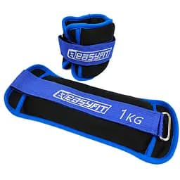 Утяжелители для ног и рук с металлом EasyFit MYAKI по 1 кг (пара) (EF-AWTN-100)