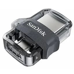 Флеш-накопичувач Sandisk USB 3.0 Ultra Dual Drive OTG M3.0 32Gb (150 Mb/s) (SDDD3-032G-G46)