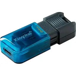 USB флеш-накопичувач Kingston DataTraveler 80 M 64GB USB-C 3.2 Gen 1 Blue/Black (DT80M/64GB) [91624] - мініатюра 4