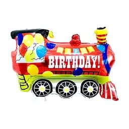 Шар воздушный фольгированный (60 см) Поезд красный