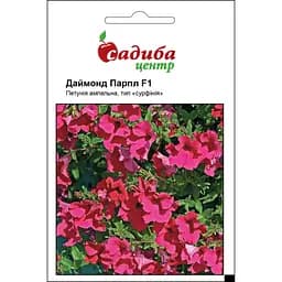 Насіння квітів Садиба Центр Петунія Даймонд Парпл F1, 10 гранул (000003538)