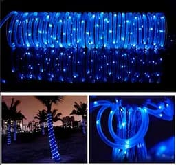 Світлодіодна стрічка LED 100м 220V Дюралайт Синя - мініатюра 3