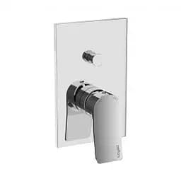 Смеситель для душа Paffoni Tilt с металической накладкой chrome TI015CR/M, Хром