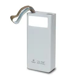 Повербанк 20000mAh Power Bank Kraft TPB-2320 White 22.5W QC3.0 LED-ліхтар (43-00032) - мініатюра 2