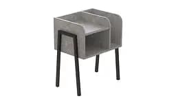 Тумба модульна Ferrum-decor Амелі 540x450x320 метал Чорний ДСП Бетон 16 мм (FRD-103010)